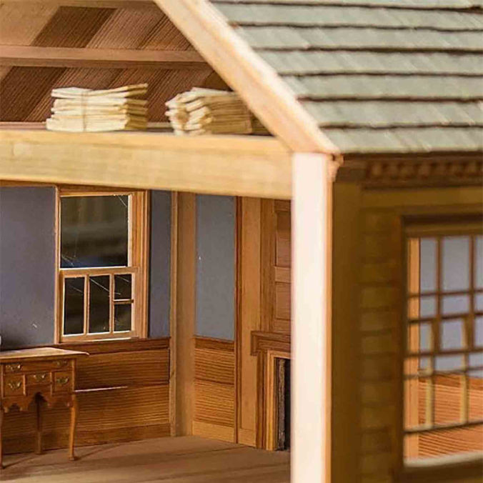 Домики для игрушек деревянные