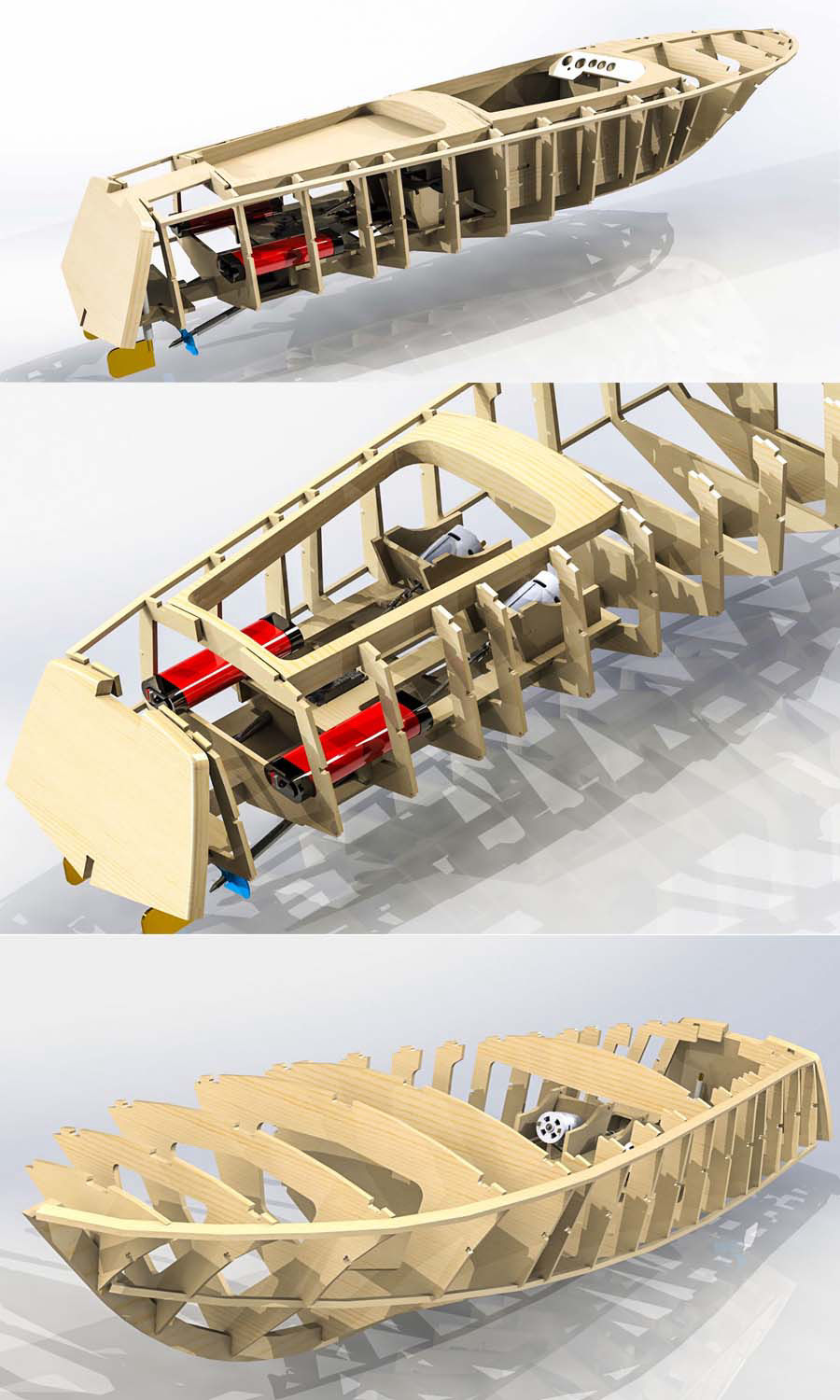 3D модель катера RC