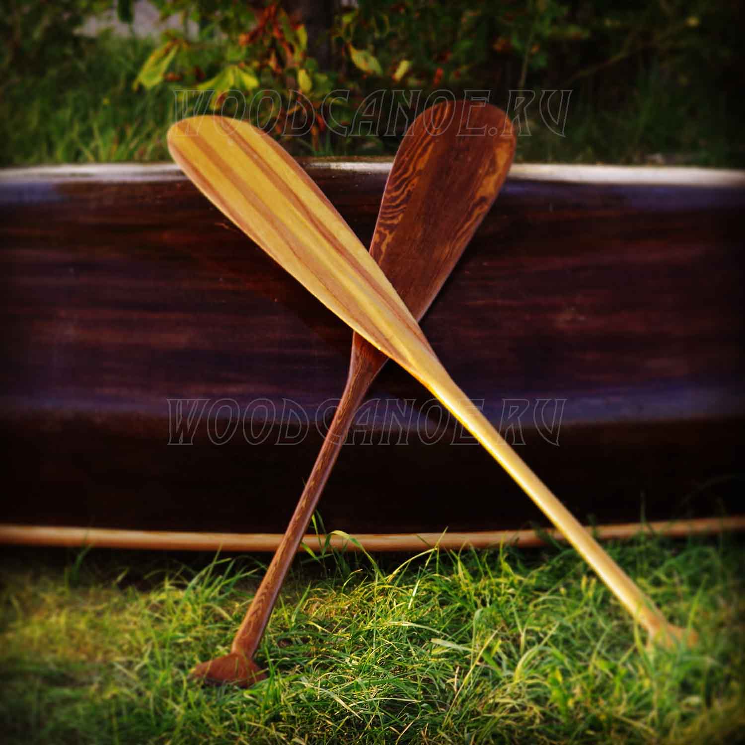 Деревянные весла для каноэ. Эксклюзив