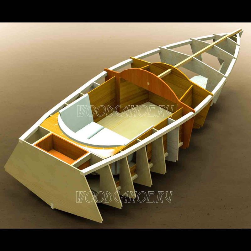 Проект деревянного катера