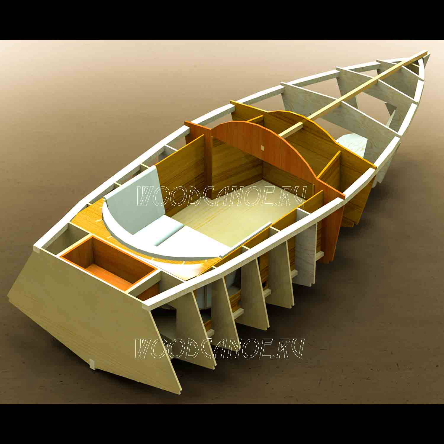 Проект деревянного катера