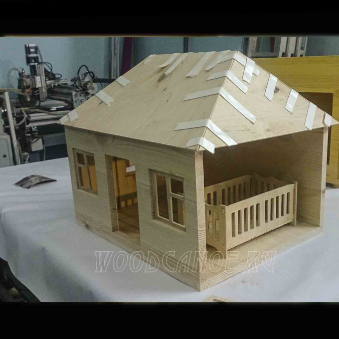 Создаем макет дома из ламината