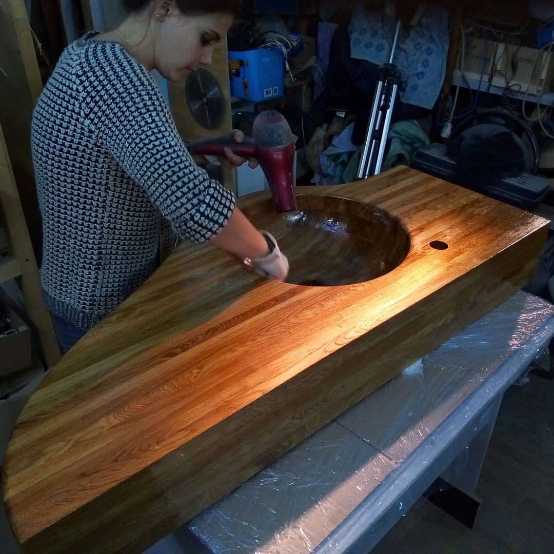 Изготовитель деревянных раковин