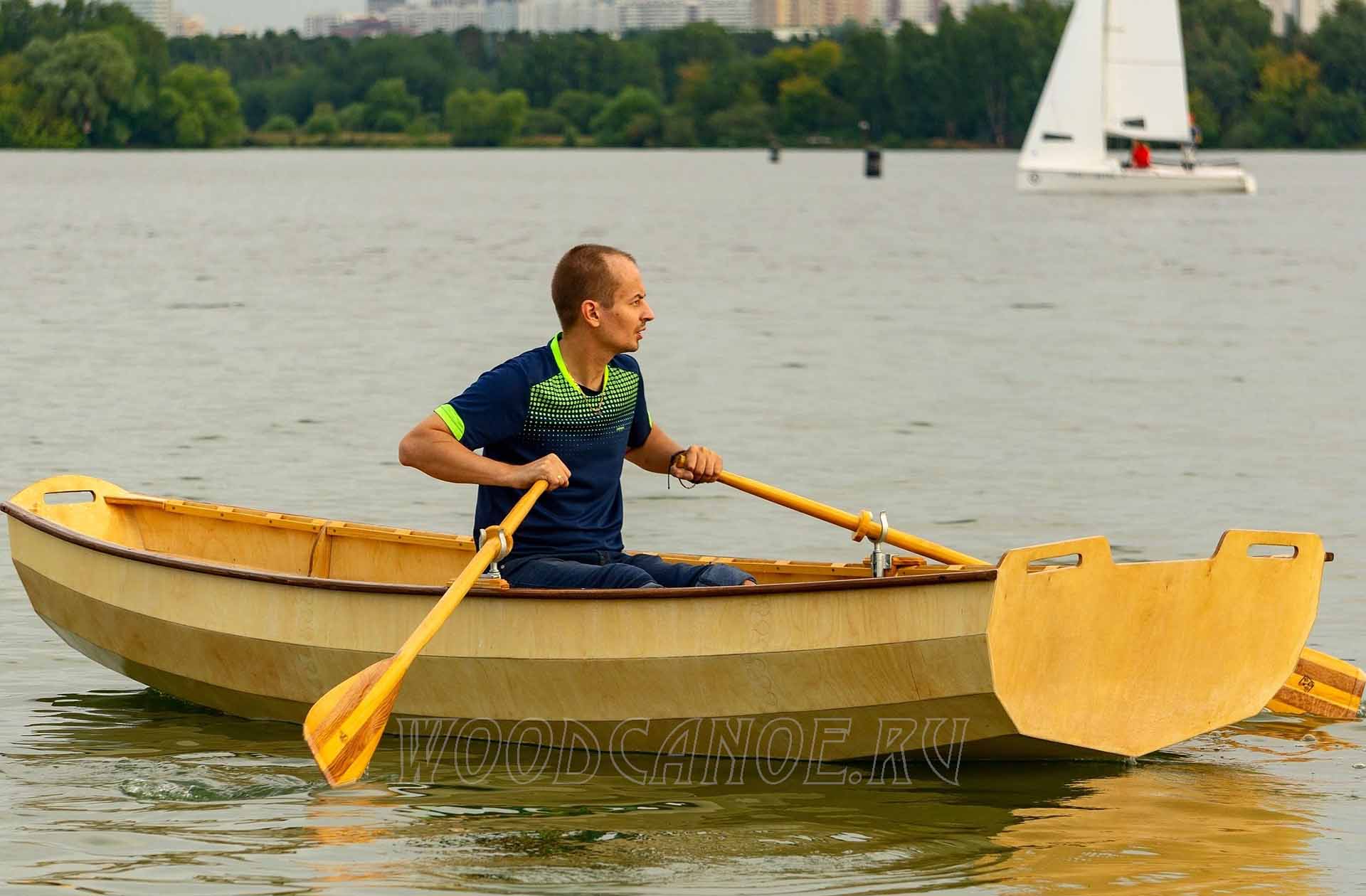 Весла на гребную деревянную лодку